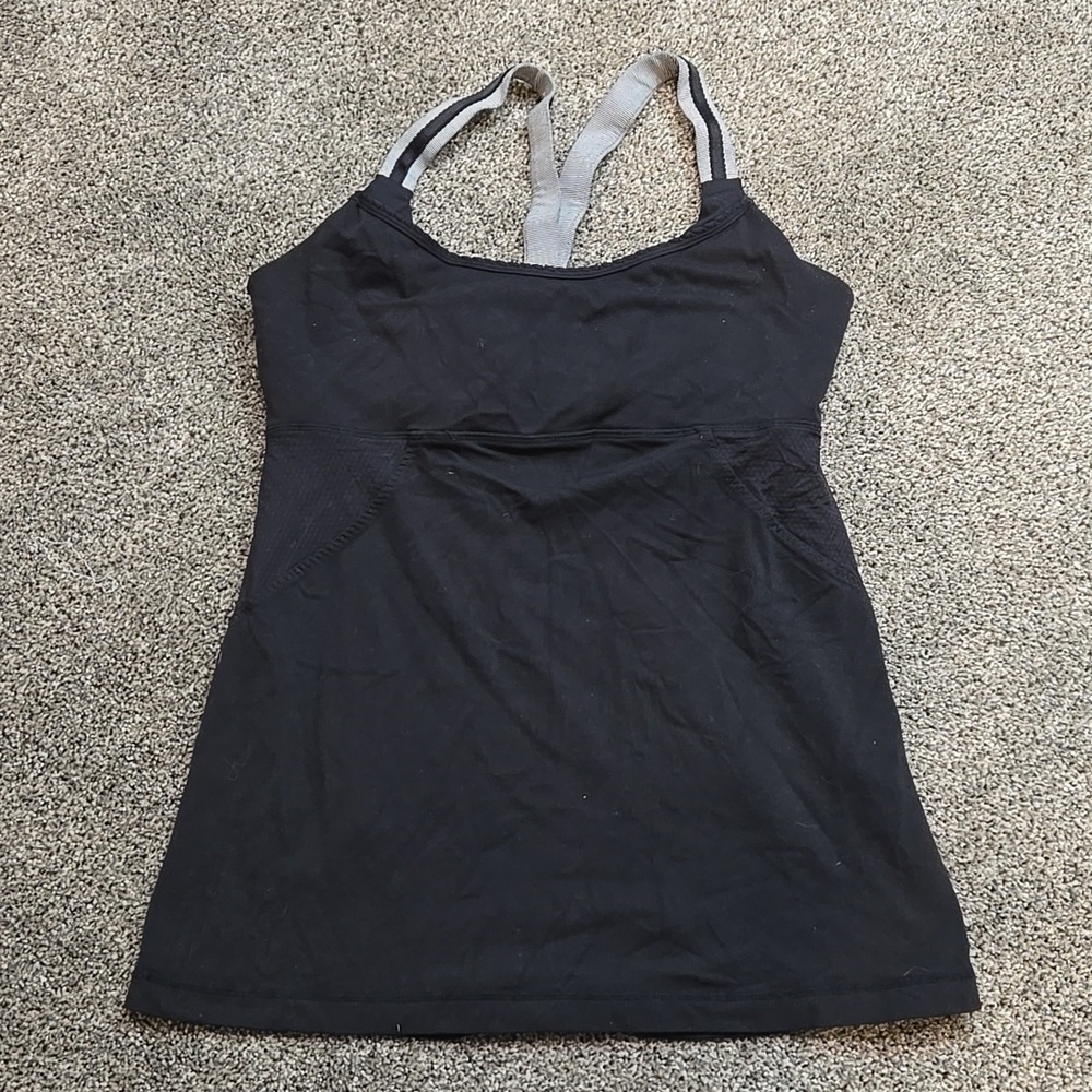 Lululemon Women Cross my heart Active Yoga Sporty Tank Top 4 - Picture 2 of 9